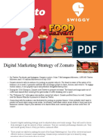 Marketing Strategy of Zomato Vs Swiggy by Kavitha S M