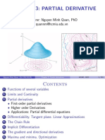 Chapter 3: Partial Derivative: Lecturer: Nguyen Minh Quan, PHD Quannm@Hcmiu - Edu.Vn