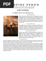 COF - L'Empire Perdu - Univers