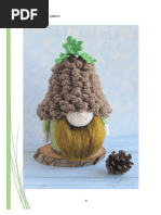 Pine Cone Gnome Pattern