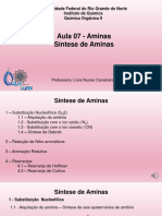 Aula 07 Aminas Sintese