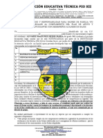 ACTA DE COMPROMISO Y RESPONSABILIDAD PARA PADRES DE FAMILIA Y Combi2