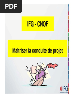 Ifg - Cnof: Maîtriser La Conduite de Projet