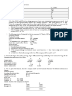 Problems On Leverage Analysis