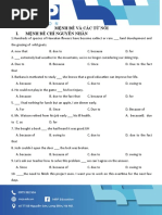 Mệnh Đề Và Các Từ Nối I. Mệnh Đề Chỉ Nguyên Nhân