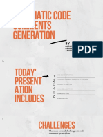 Automatic Code Comments Generation