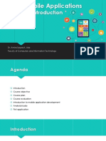 Mobile Applications Lecture 1 - Introduction