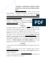 Carta de Poder para Circular