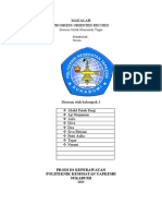 Makalah Progress Oriented Record: Disusun Untuk Memenuhi Tugas Matakuliah: Dosen