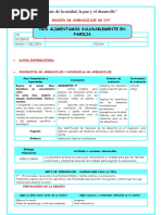 4° Ses Cyt Mart 25 Nos Alimentamos Saludablemente en Familia 965727764 Prof Yessenia