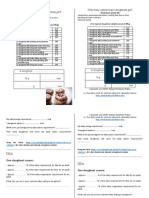 Doughnuts - Worksheet