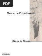 Manual de Procedimiento: Cálculo de Blindaje