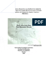 Los Marcadores Discursivos en El Habla de La Ciudad de Pereira Con Base en El Corpus Del Proyecto para El Estudio Preseea