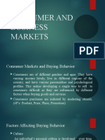 Consumer and Business Markets