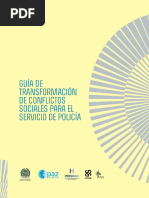 Guía de Transformación de Conflictos Sociales para El Servicio de Policía