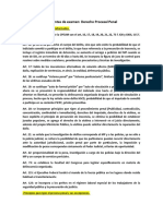 Preguntas de Examen: Derecho Procesal Penal: - Artículos Constitucionales Reformados