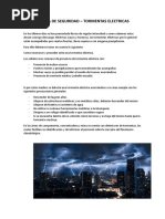 Charla de Seguridad - Tormentas Electricas