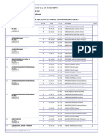 Cuadro de Ubicación de Cursos Ciclo Académico 23-1