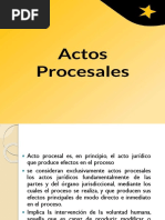 Actos Procesales