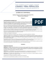 Acuerdo de Convivencia: Instituto Superior de Formación Docente #174 "Rosario Vera Peñaloza"