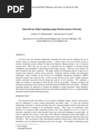 Lynch-Data Driven Model Updating Using Wireless Sensor Networks-ANCRISST06