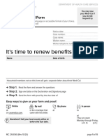 Medi-Cal Renewal Form