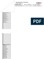 Input Data Sheet For E-Class Record: Region Division School Name School Id School Year