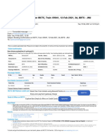 FWD: Booking Confirmation On IRCTC, Train: 09041, 12-Feb-2021, 3A, BDTS - JNU