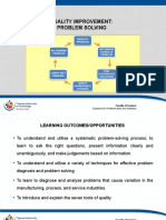 Quality Improvement - Problem Solving