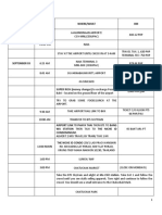 Itinerary For Bangkok