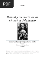 Heimat y Memoria en Herta Müller