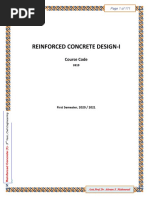 2020 - Reinforced Concrete - RC1-part1