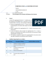 010a Format For Minutes of Meeting For Monthly Invoice MC 12