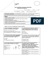 Prueba de Sintesis Ciencias Naturales 2