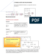 Factorización de Polinomios 2