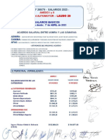 UOM - Escala Salarial Mayo 2023: Anexo-I-y-II-Rama-N°-4 - Laudo-29