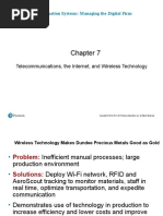 Management Information Systems: Managing The Digital Firm: Telecommunications, The Internet, and Wireless Technology