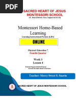 Montessori Home-Based Learning Online: Sacred Heart of Jesus Montessori School