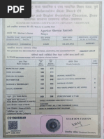 10th Board Certificate PDF