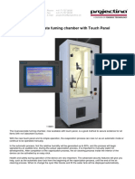 Projectina - Camara de Gases de Cianocrilato - Cyan Fuming Chamber-Touch Panel - e