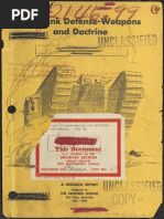 Anti Tank Defense - Weapons and Doctrine