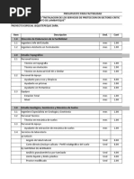 Eestructura Costo Estudio Perfil