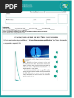 AVALIAÇÃO PARCIAL 4º ANO - História e Geografia