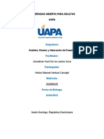 Tarea 2 Análisis, Diseño y Valoración de Puestos