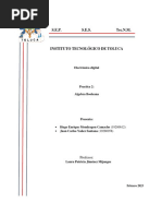 Practica 2, Algebra Booleana