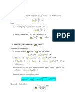 LIMITES DE F (X) A La G (X) - CONTINUIDAD