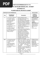 Mayo - Proyecto Sesiones 3°-4°