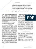 Microstructural Investigations of Ultra High Performance Concrete Obtained by Pressure Application Within The First 24 Hours of Hardening PDF