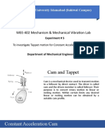 M&MV Lab Exp 5 Constant Acceleratin Cam