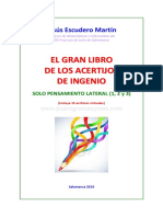 EL GRAN LIBRO DE LOS ACERTIJOS DE INGENIO - SOLO PENSAMIENTO LATERAL (1, 2 y 3) (COLOR) PDF